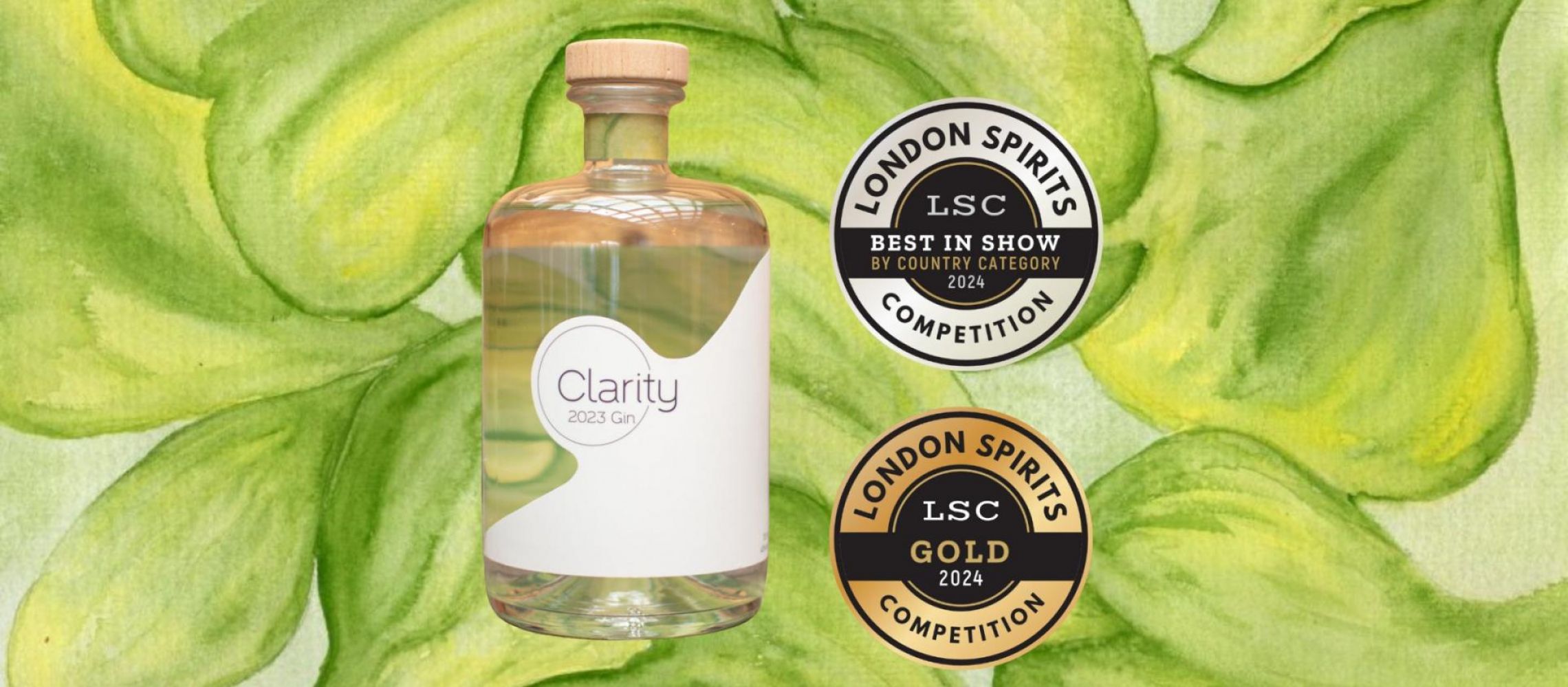 Photo for: Clarity Gin Wins Gold and Best in Show at 2024 London Spirits Competition