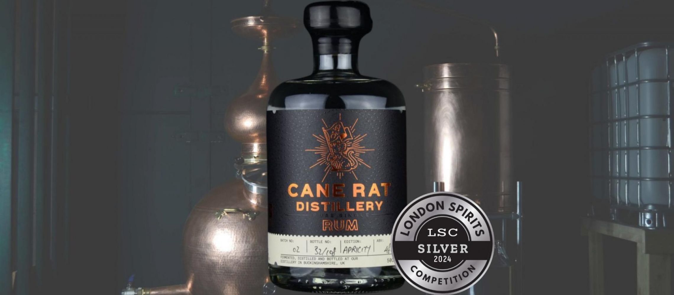 Photo for: The Cane Rat Distillery Wins Silver Medal at the  2024 London Spirits Competition