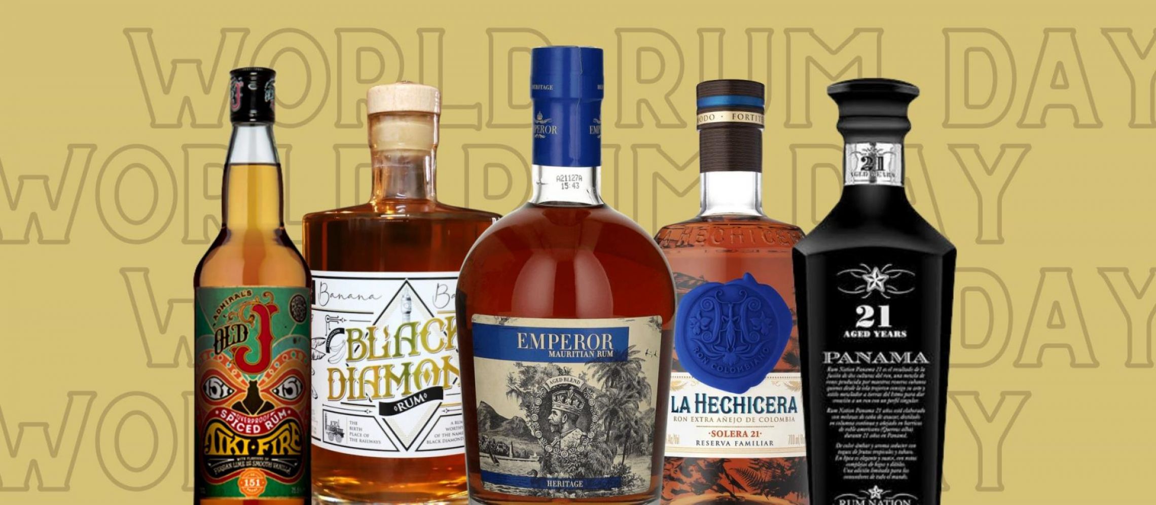 This World Rum Day stock up on all the gold