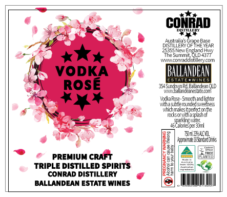 Logo for: Conrad Rose Vodka