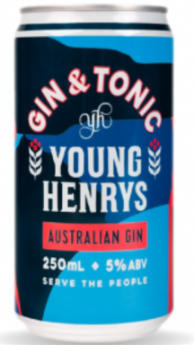 Logo for: Young Henrys Gin and Tonic