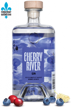 Logo for: Cherry River, Berries & basil Gin