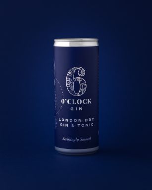 Logo for: 6 O'clock - London Dry Gin & Tonic