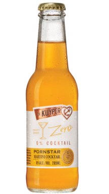Logo for: De Kuyper Zero 0% Passionfruit Martini