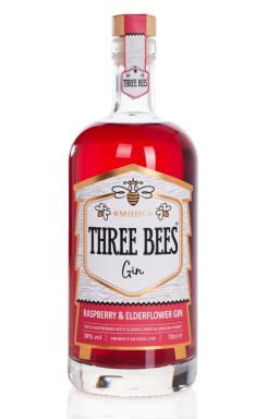Logo for: Three Bees Raspberry & Elderflower Gin
