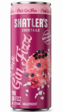 Logo for: Shatler's Cocktails Pink Gin Fizz