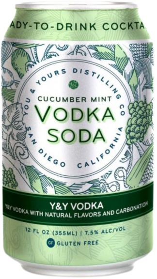 Photo for: Y&Y Vodka Soda Cucumber Mint