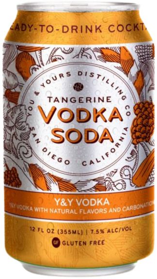 Photo for: Y&Y Vodka Soda Tangerine
