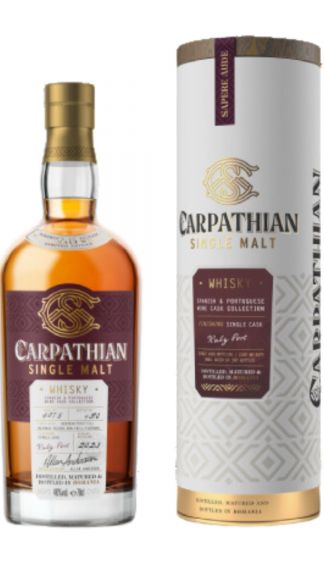 Photo for: Carpathian Single Malt Whisky Ruby Port Cask Finish