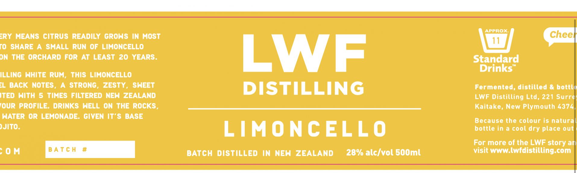 Photo for: LWF Distilling Limoncello