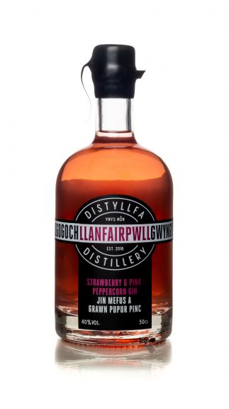 Photo for: Llanfairpwll Distillery - Strawberry & Pink Peppercorn Gin