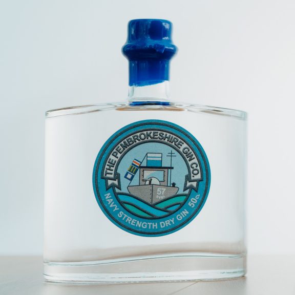 Photo for: Pembrokeshire Gin Co. Navy Strength Tenby Dry Gin